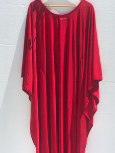 Kaftan Dress - Red - Small - TARU Clothing