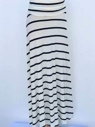 Heavenly Soft Striped Maxi Skirt