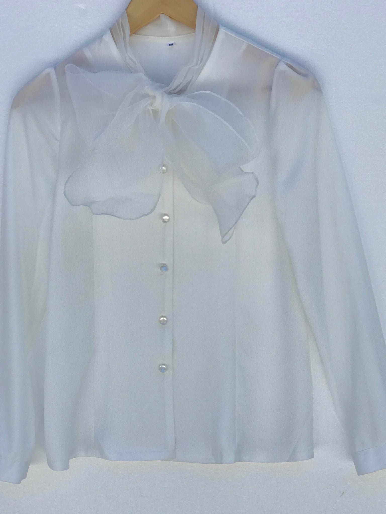 Knot So Ordinary White Button-Up Blouse