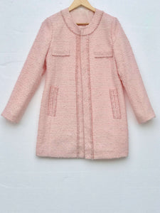 Pink Petal Tweed Coat