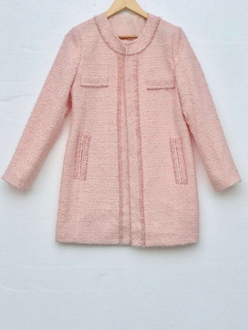 Pink Petal Tweed Coat