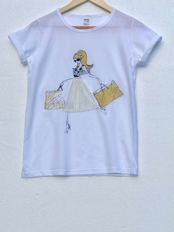 Dynamic Diva White T-Shirt