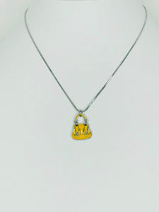 Yellow Purse Necklace